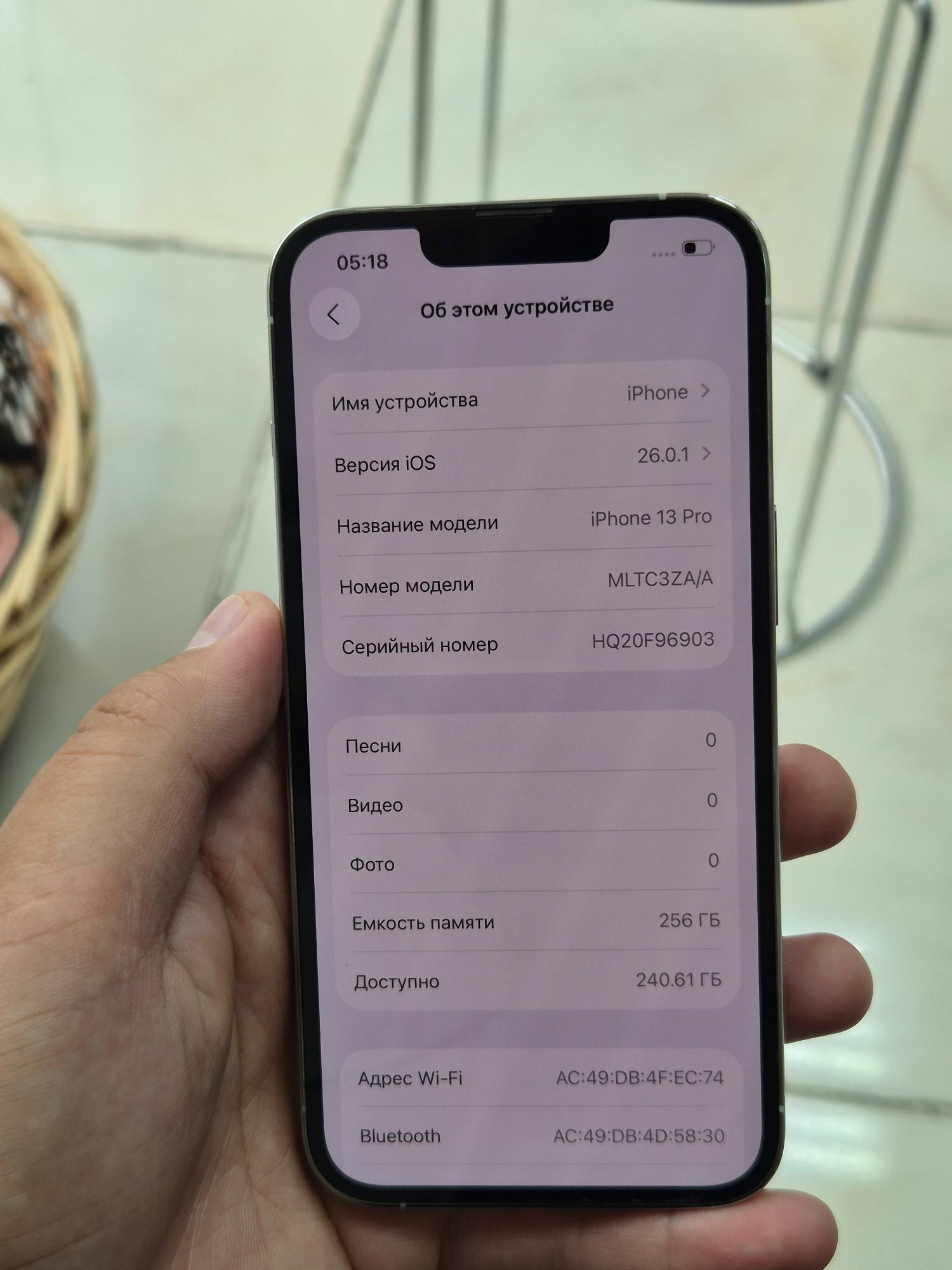 iphone 13pro 82% 256gb ZA - Aşgabat - img 3