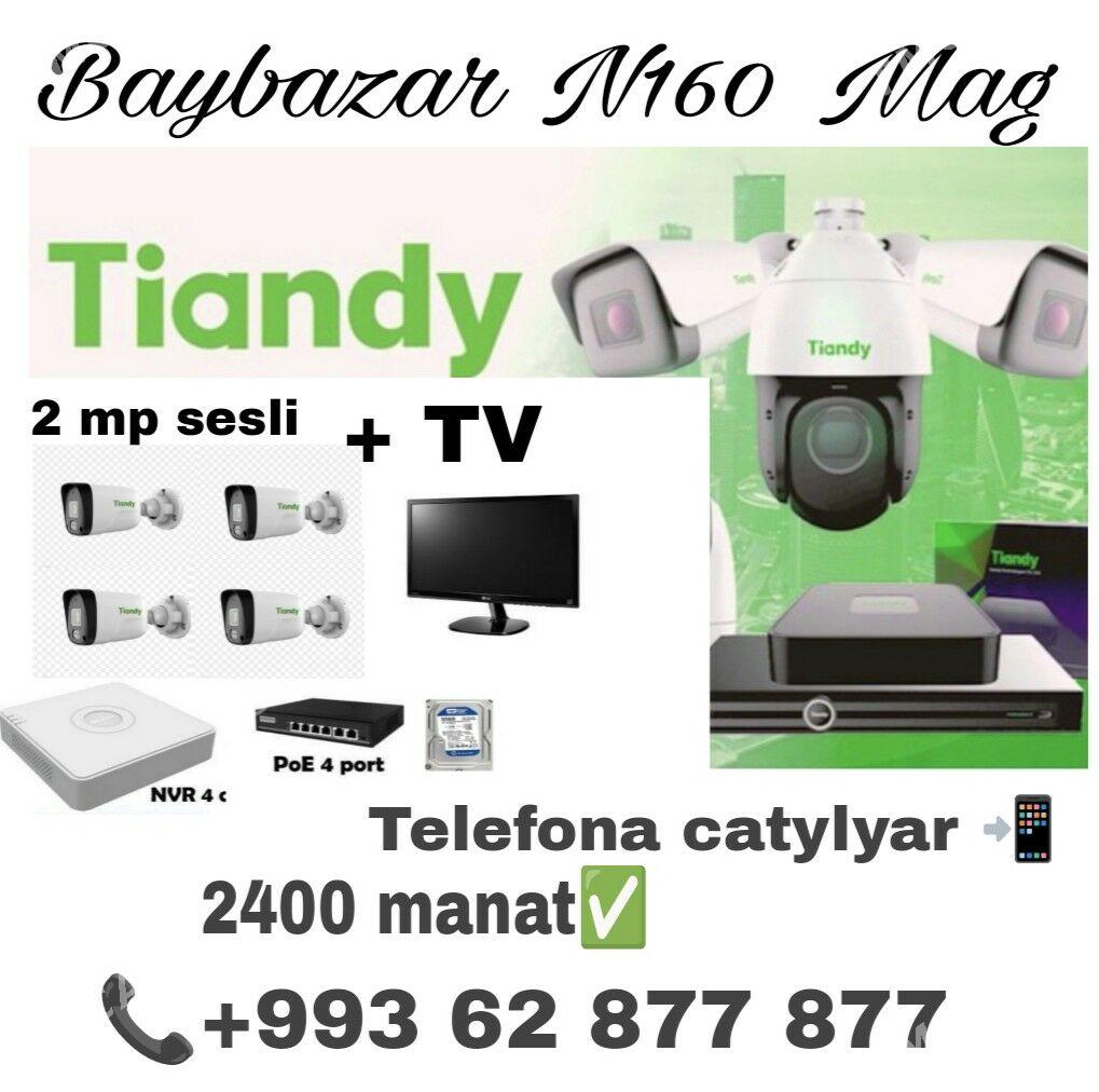 Kamera IP Komplekt Hikvision - Daşoguz - img 1