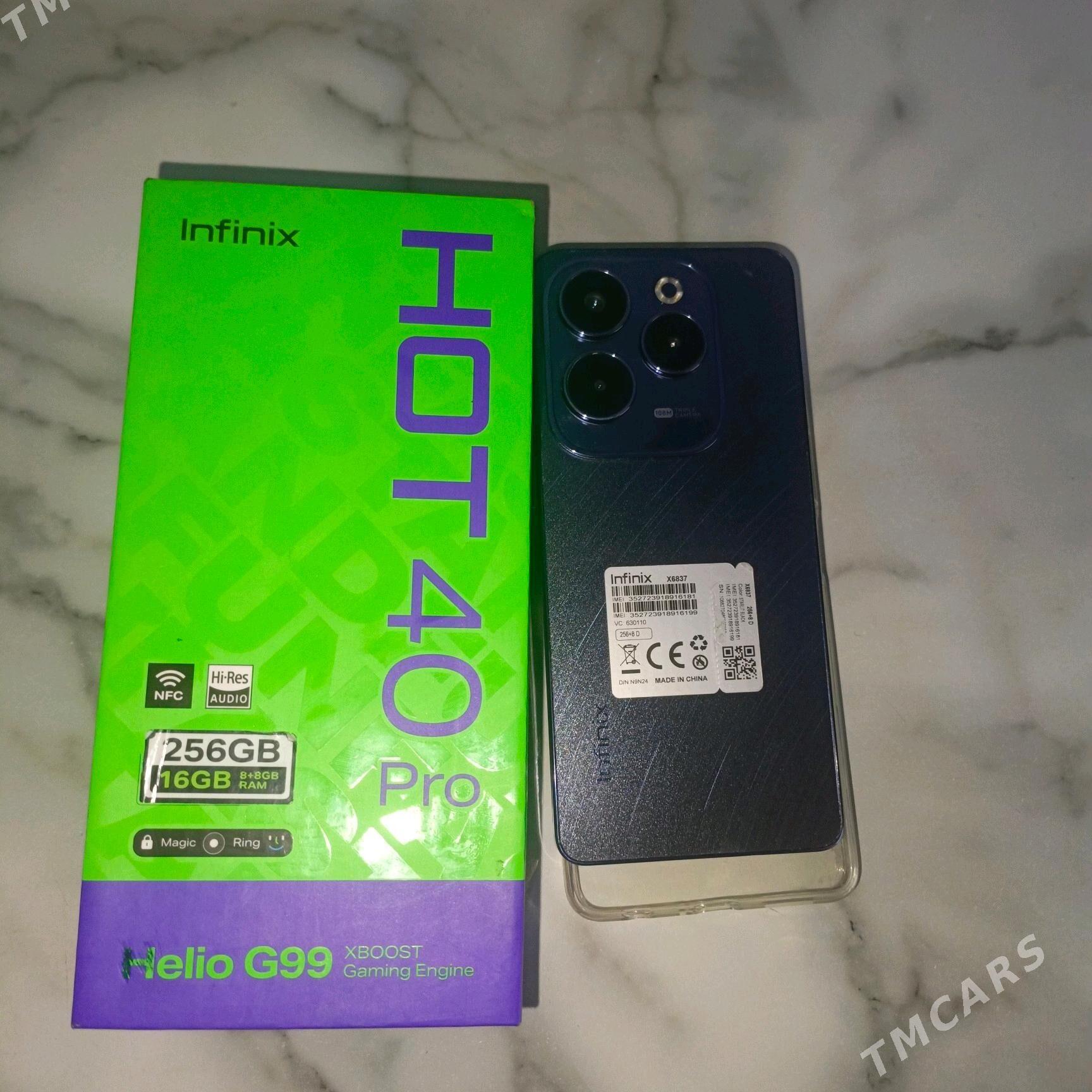infinix hote 40pro obmena - Чарджоу - img 3