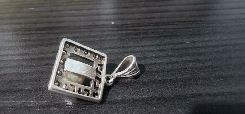 кулон серебряный  с жемчугом - Ашхабад - img 1