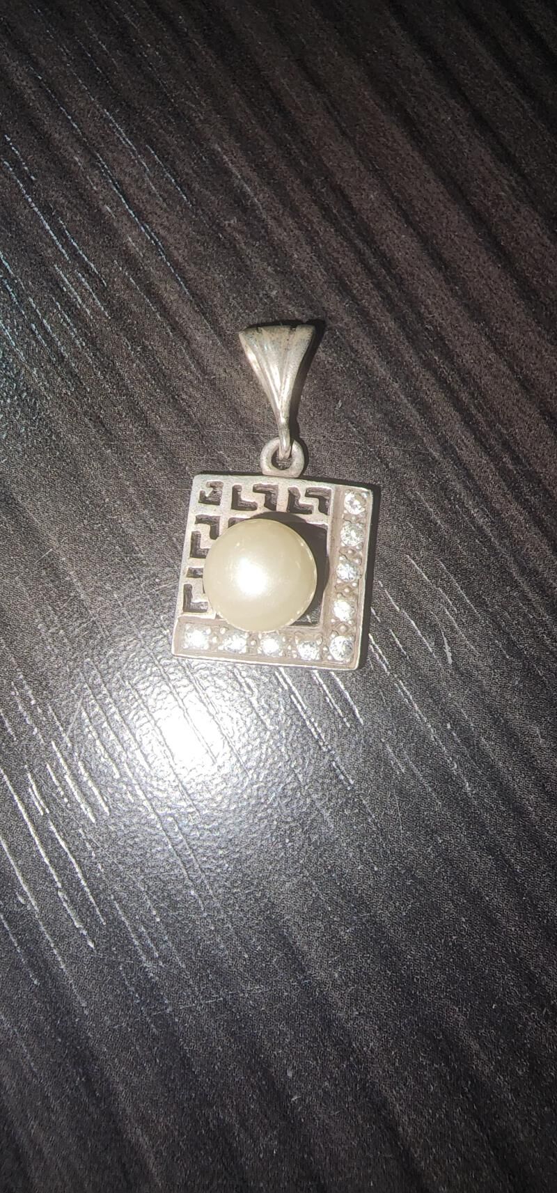 кулон серебряный  с жемчугом - Ашхабад - img 2