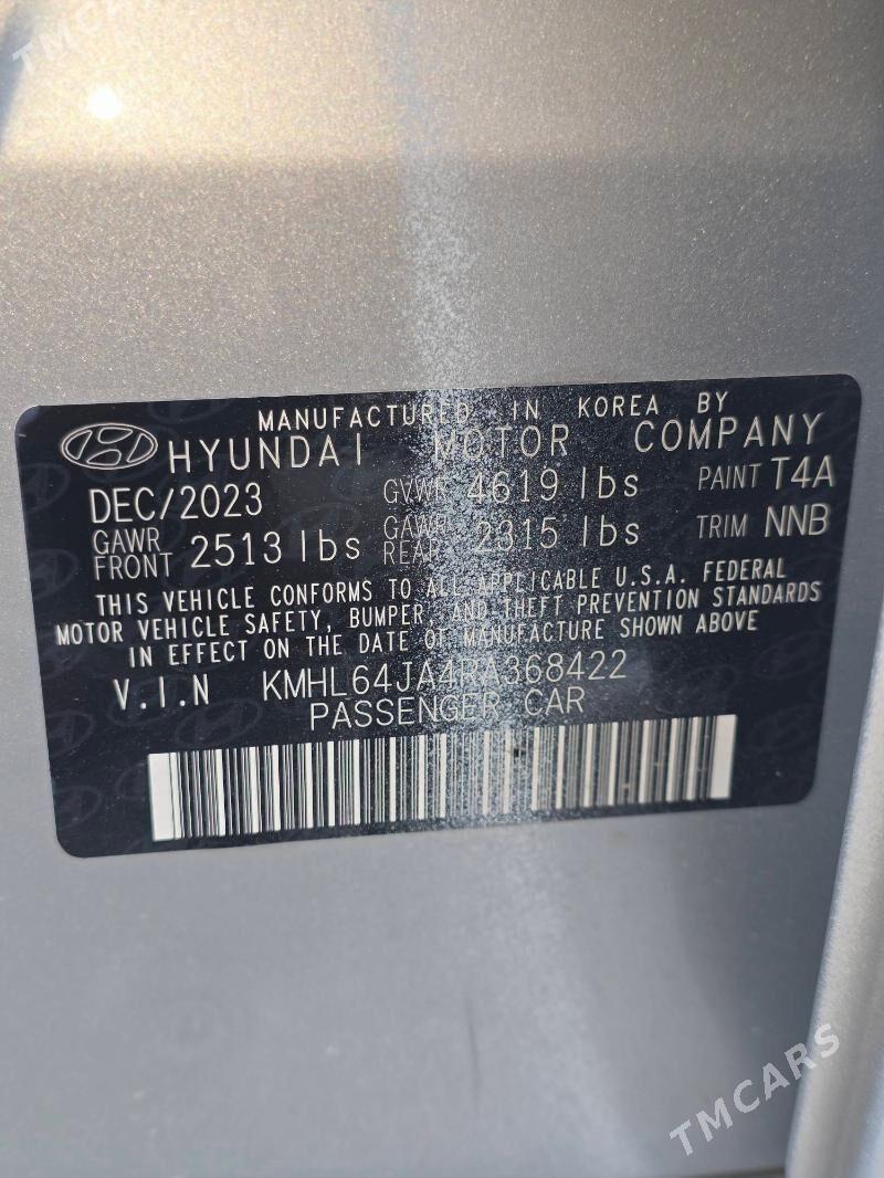 Hyundai Sonata 2024 - 315 000 TMT - Багир - img 5