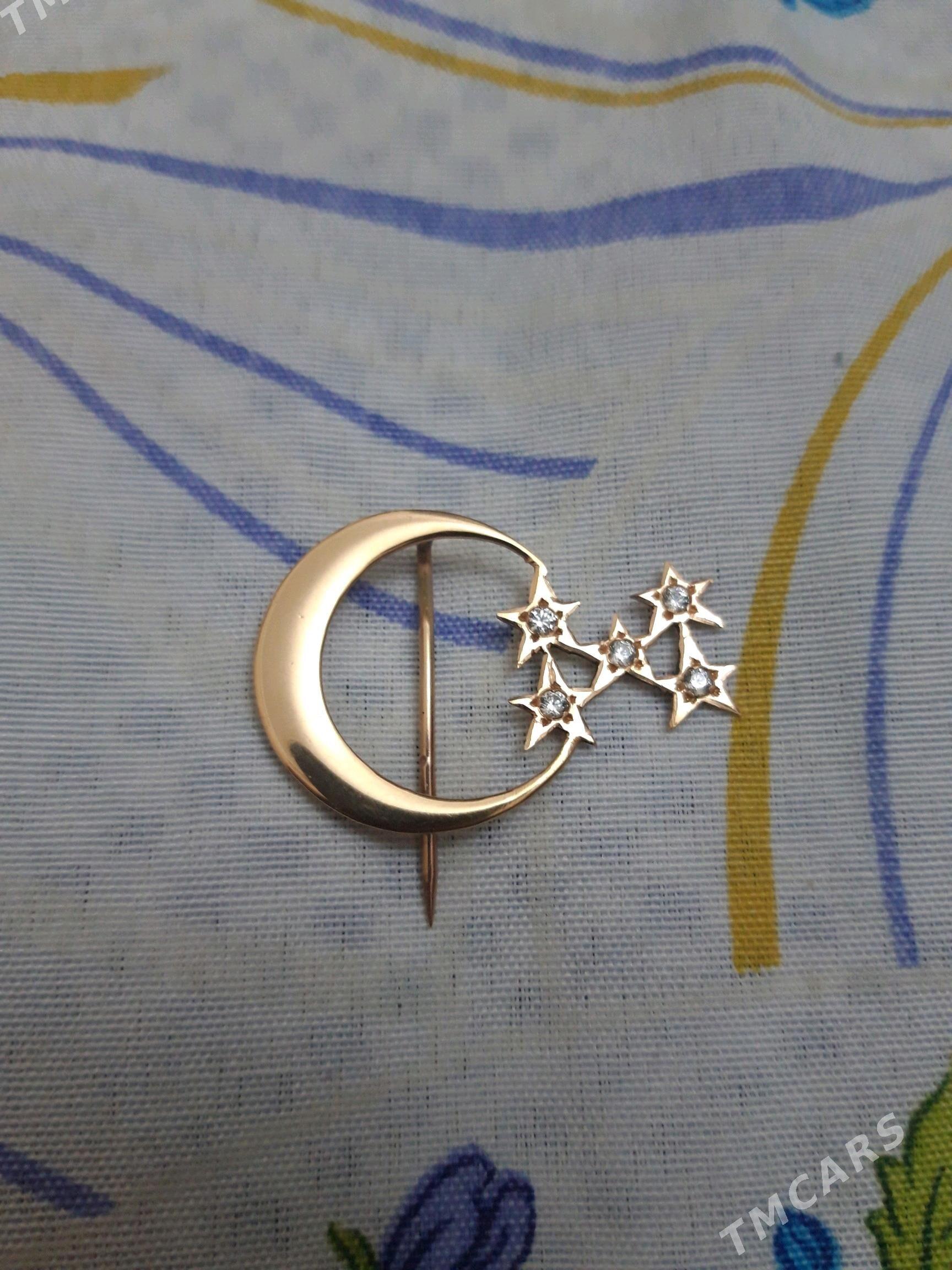 Znaçok Aý ýyldyz arassa altyn - Arçabil şaýoly - img 2