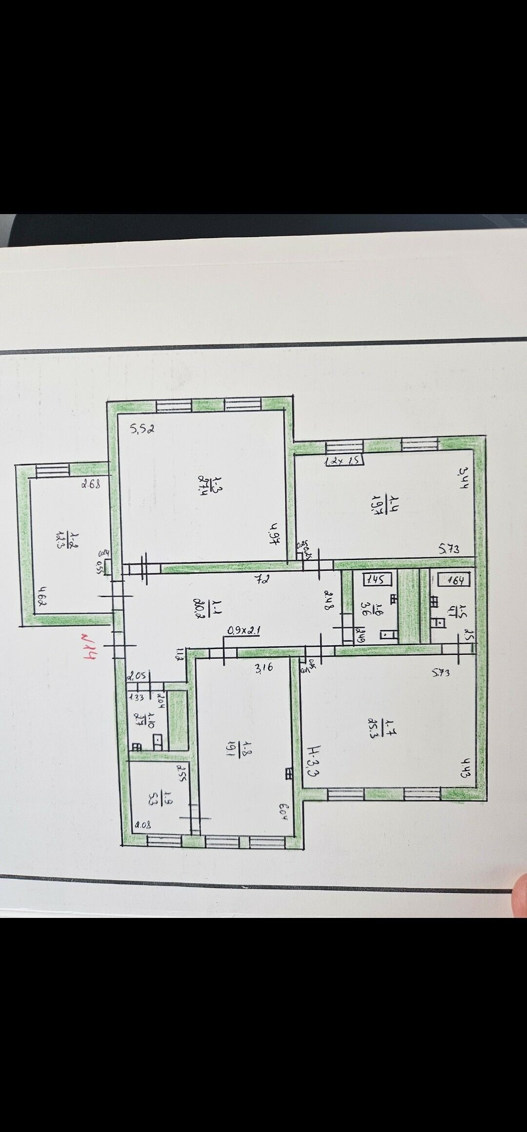 Gurtly 4 kom 3 etaj - Гуртли - img 9