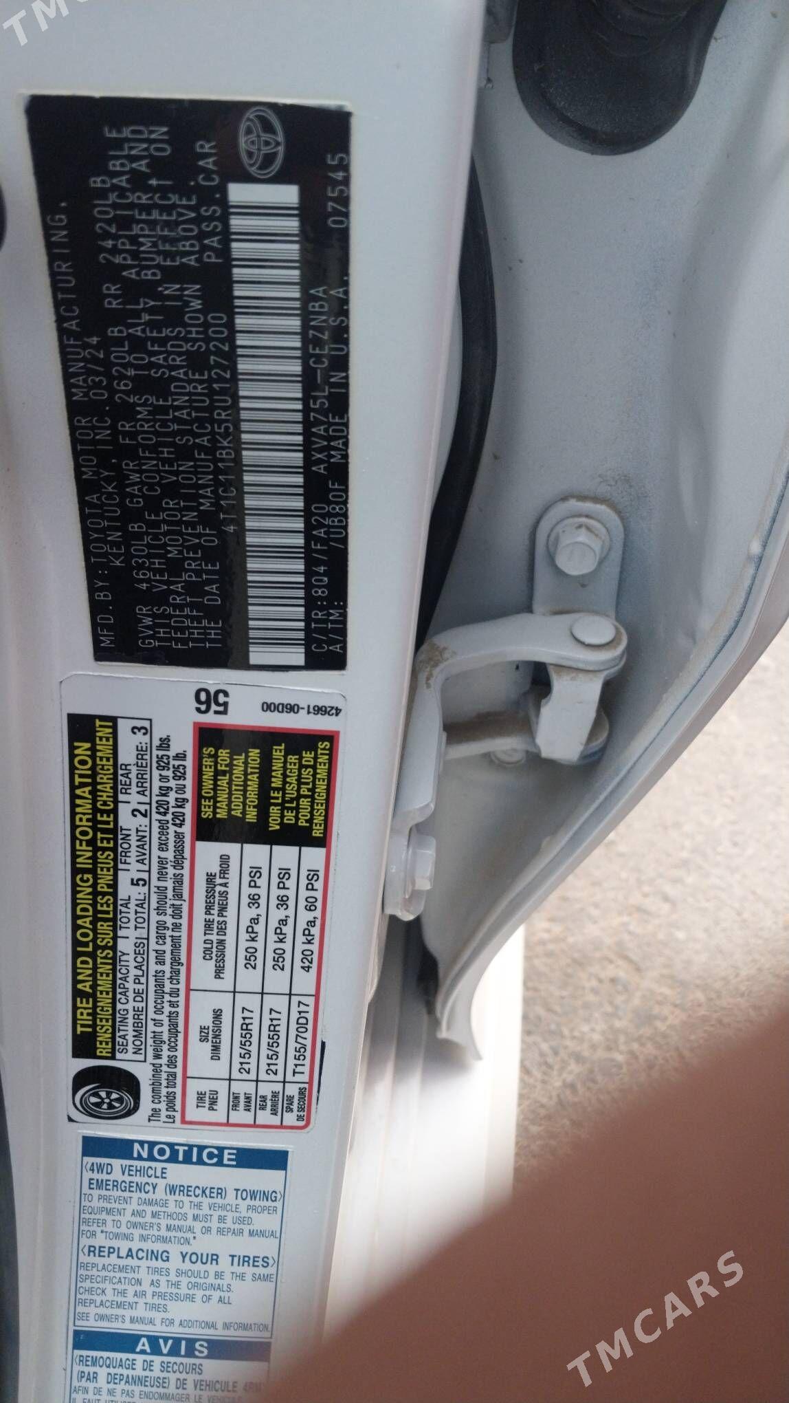 Toyota Camry 2024 - 370 000 TMT - Губадаг - img 3