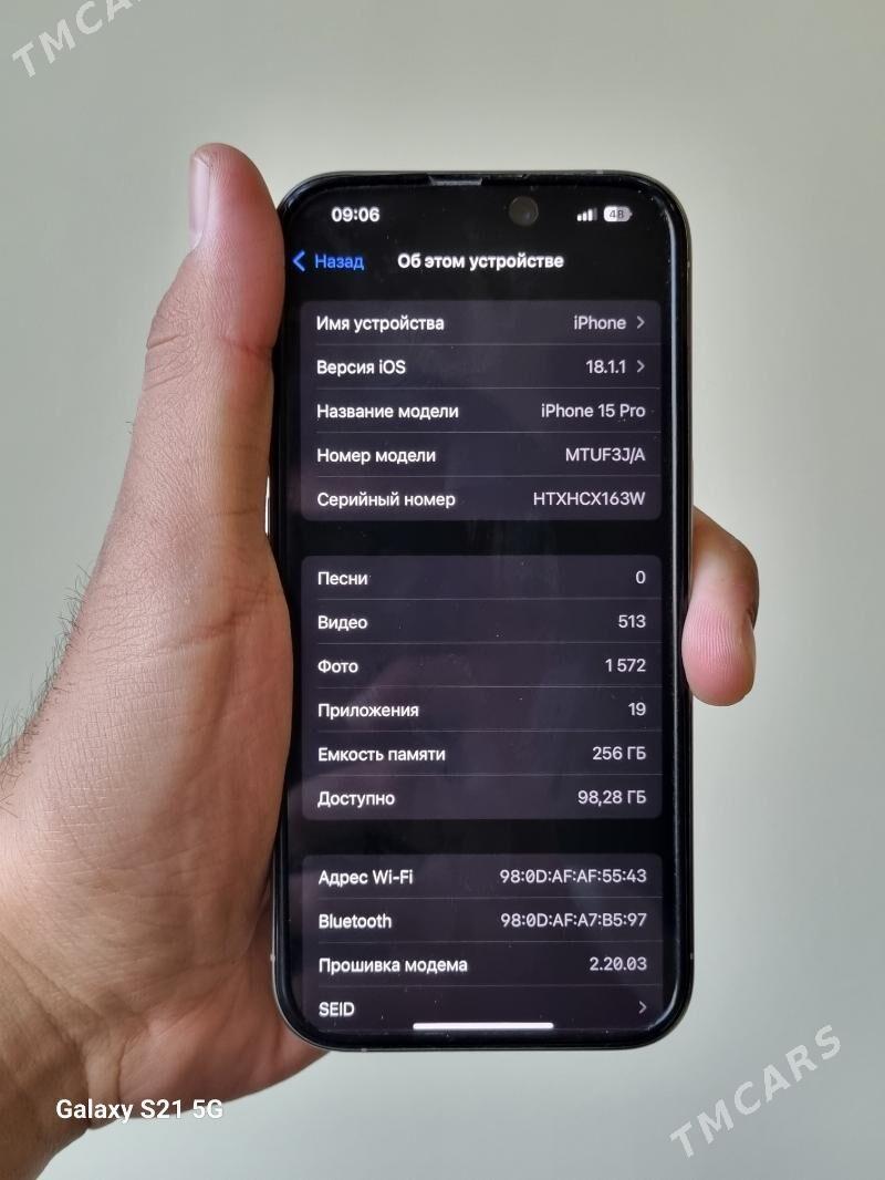 IPhone 15pro 256.gb - Ашхабад - img 3