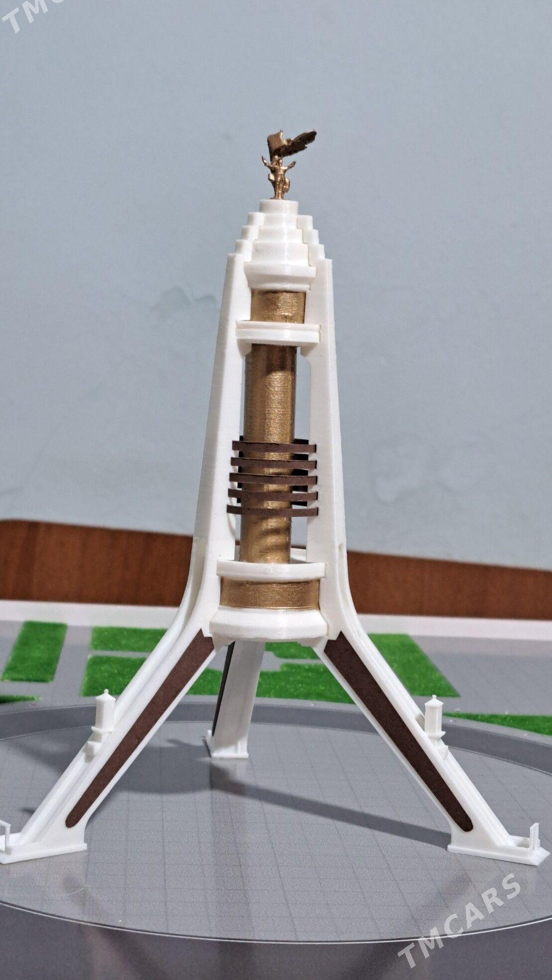 maket bitaraplyk bina (3 ayak) - Aşgabat - img 1