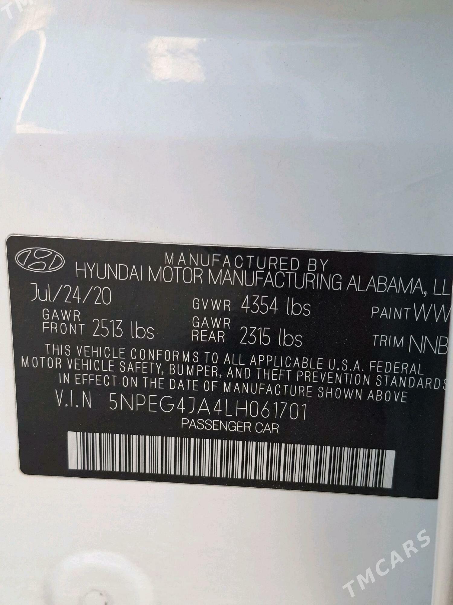 Hyundai Sonata 2021 - 270 000 TMT - Кака - img 4