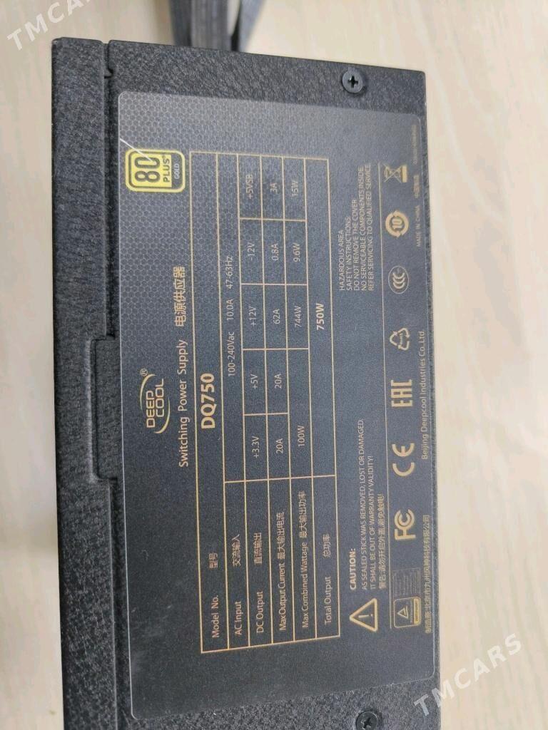 deep cool 750 wat блок питание - Ашхабад - img 3