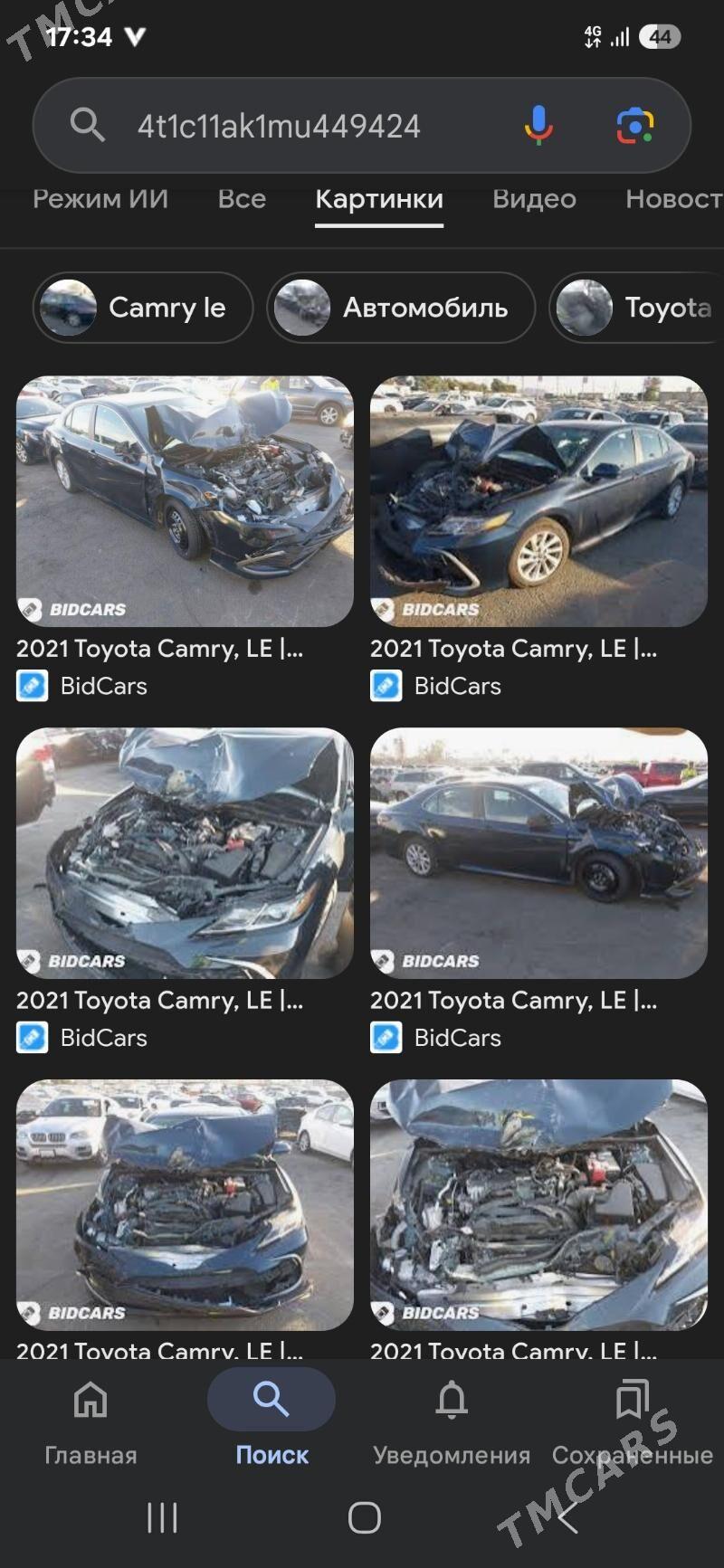 Toyota Camry 2021 - 310 000 TMT - Мары - img 7