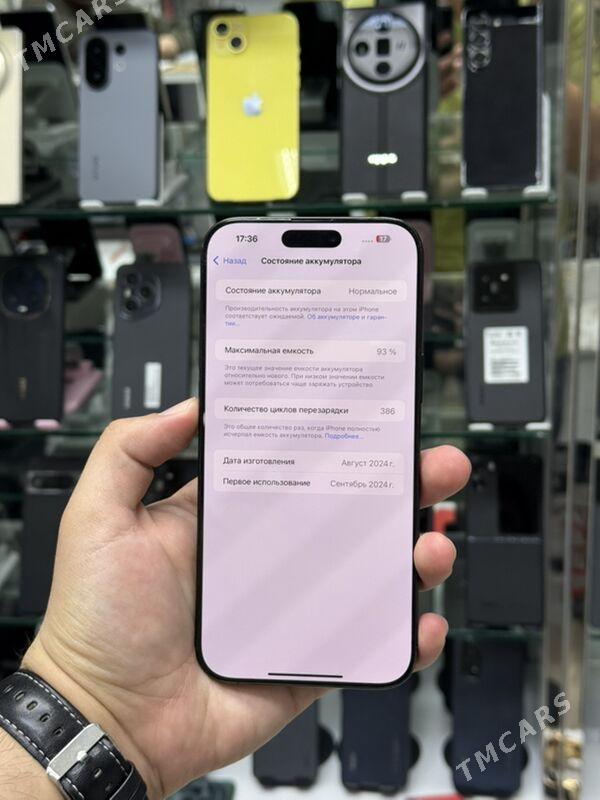 Iphone 16pro Max93 256gb ZAA - Ашхабад - img 7