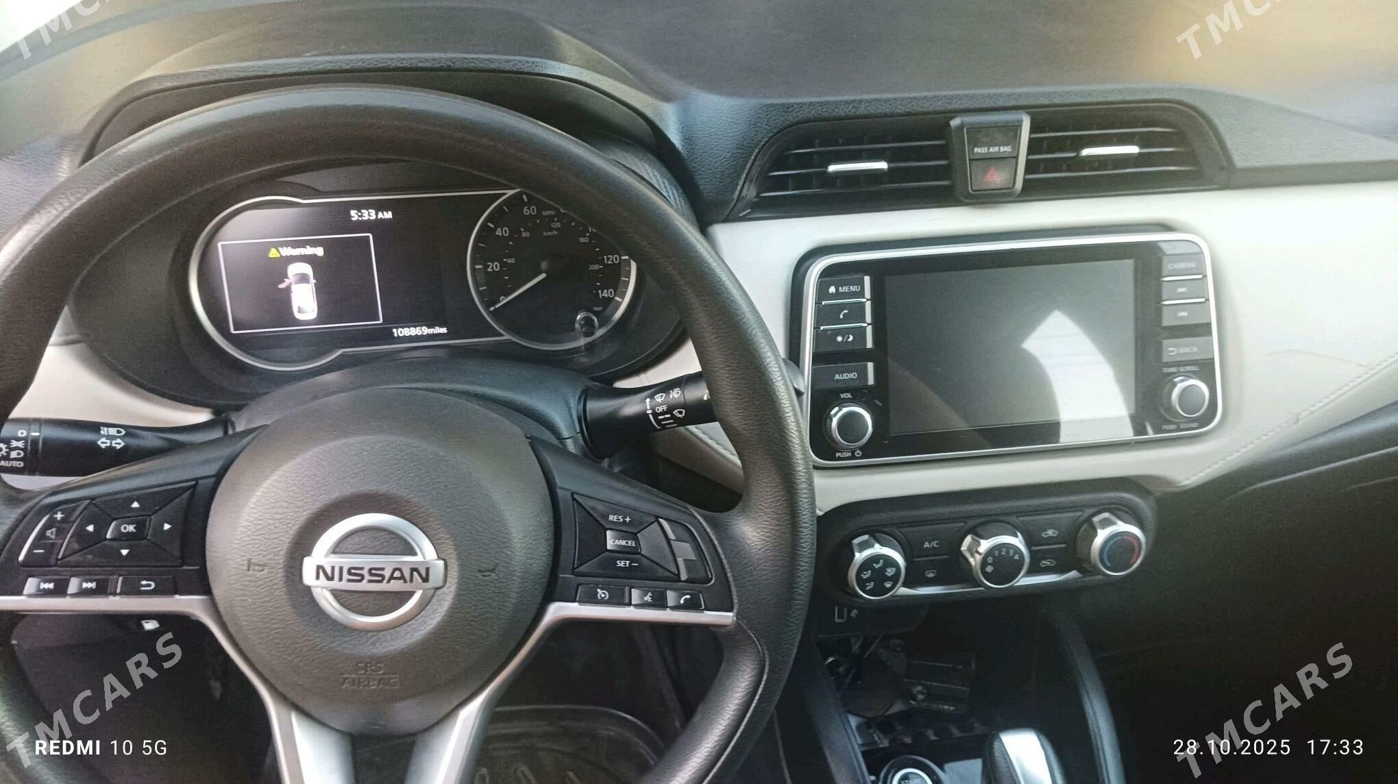 Nissan Versa 2021 - 200 000 TMT - Дянев - img 8