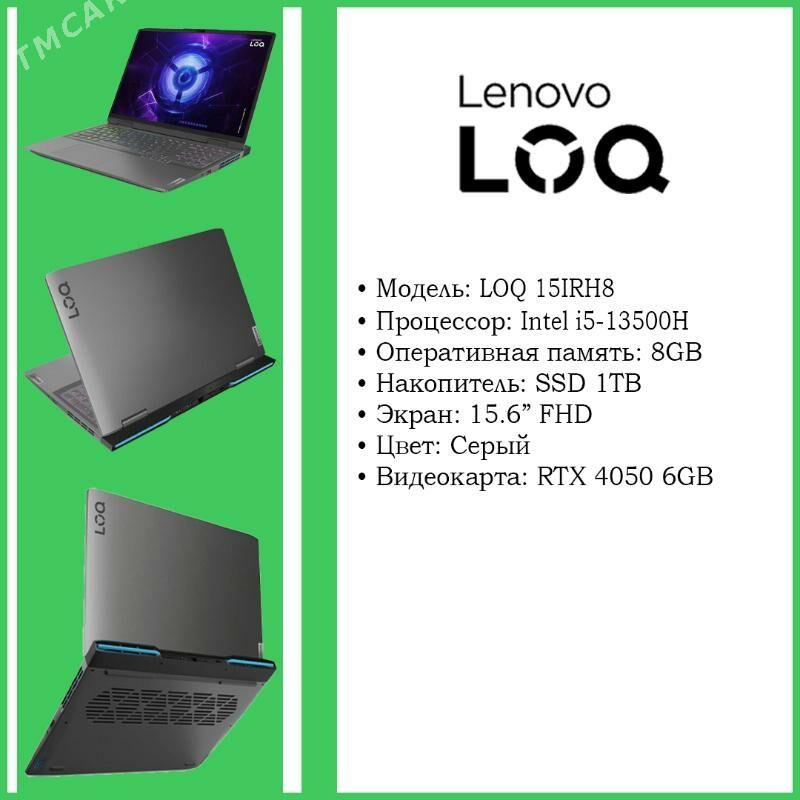 Noutbuk Lenovo LOQ 15IRH8 (Core i5-13500H) - Aşgabat - img 1