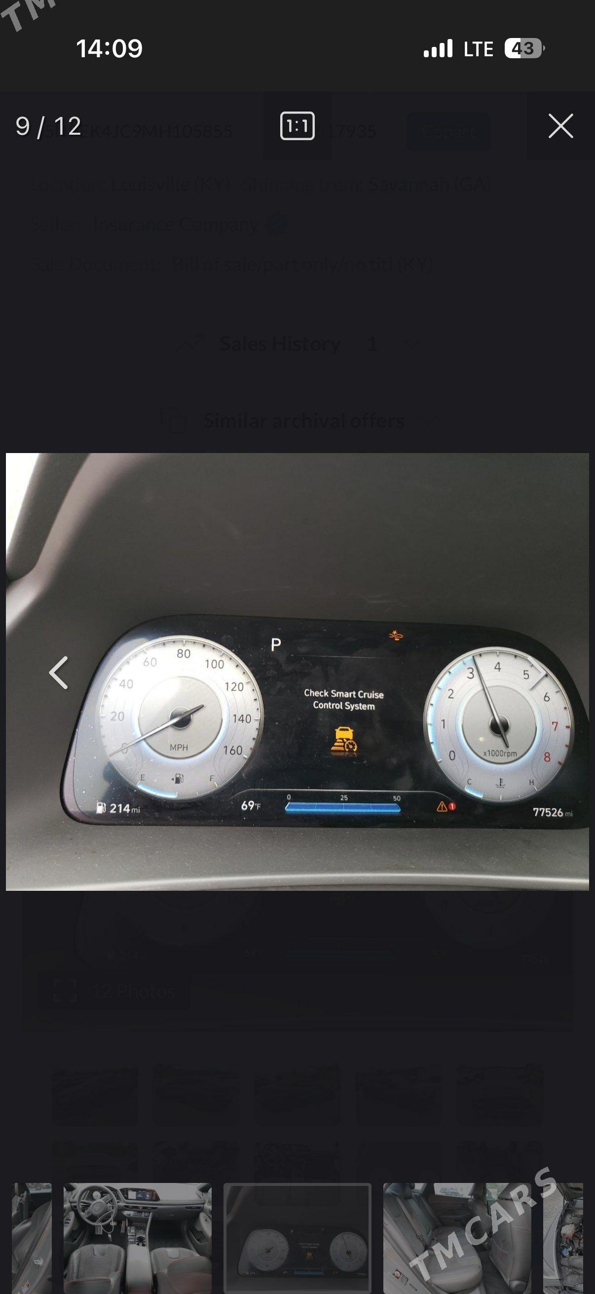 Hyundai Sonata 2020 - 261 000 TMT - Aşgabat - img 10