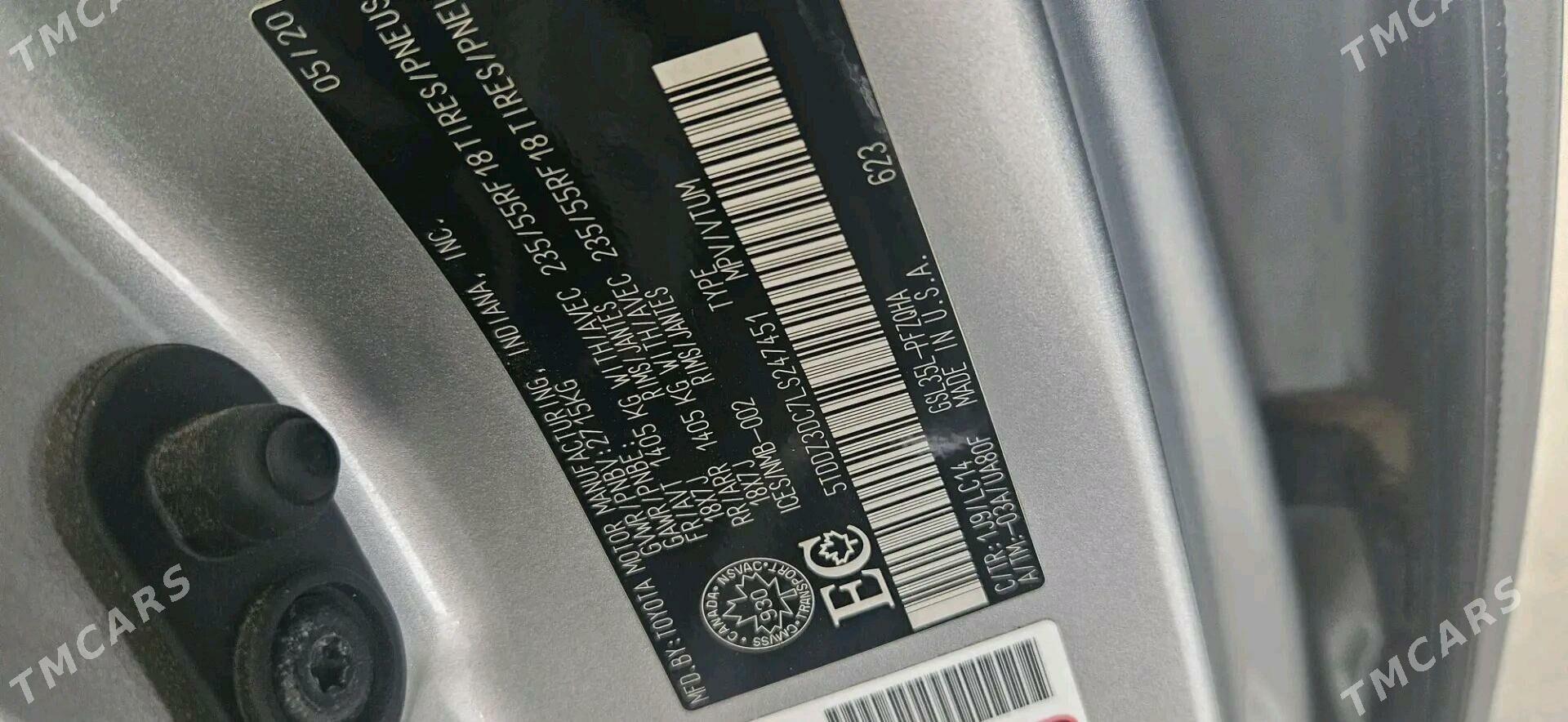 Toyota Sienna 2020 - 470 000 TMT - Дашогуз - img 7