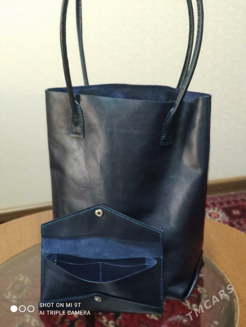 Синий шопер + кошелек - Aşgabat - img 3
