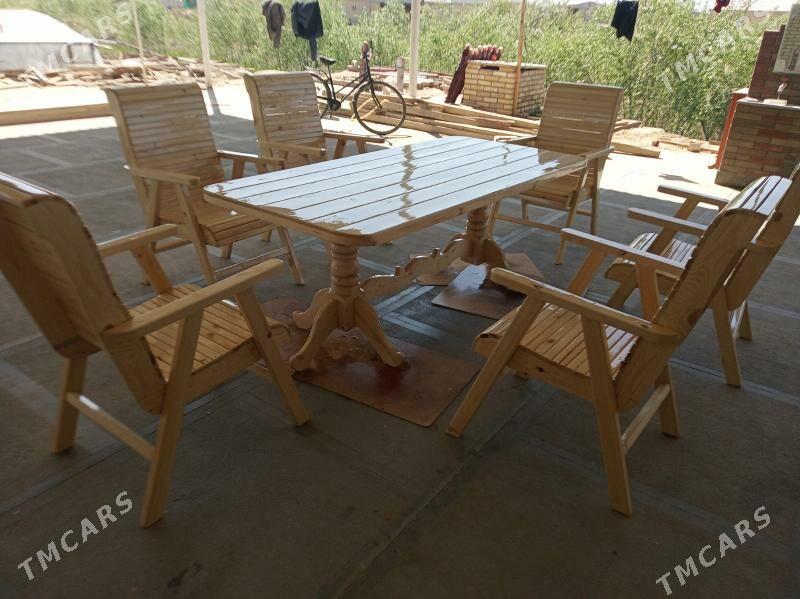 Агач стол стулья - Мургап - img 2