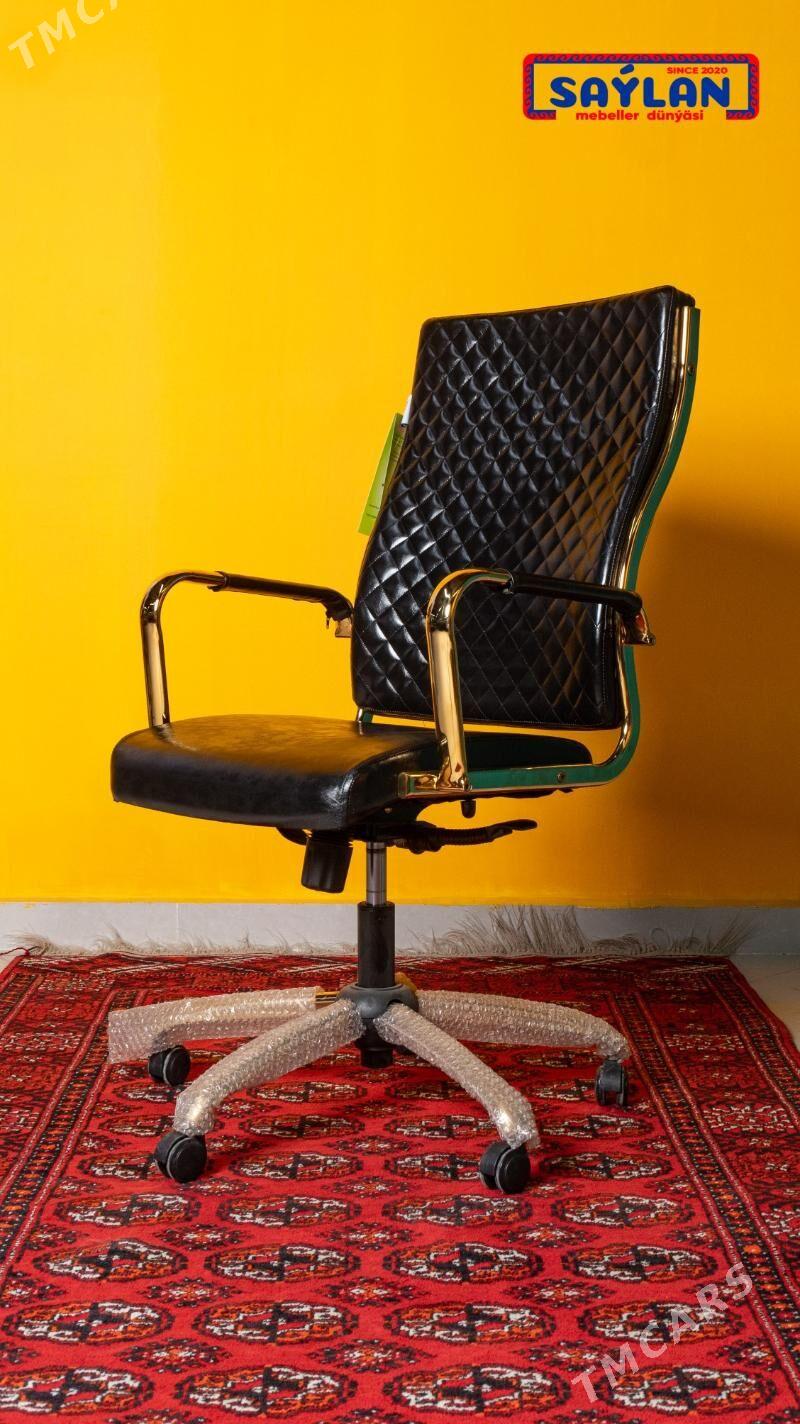 Koźa kreslo gold.Кресло кожа - Aşgabat - img 2