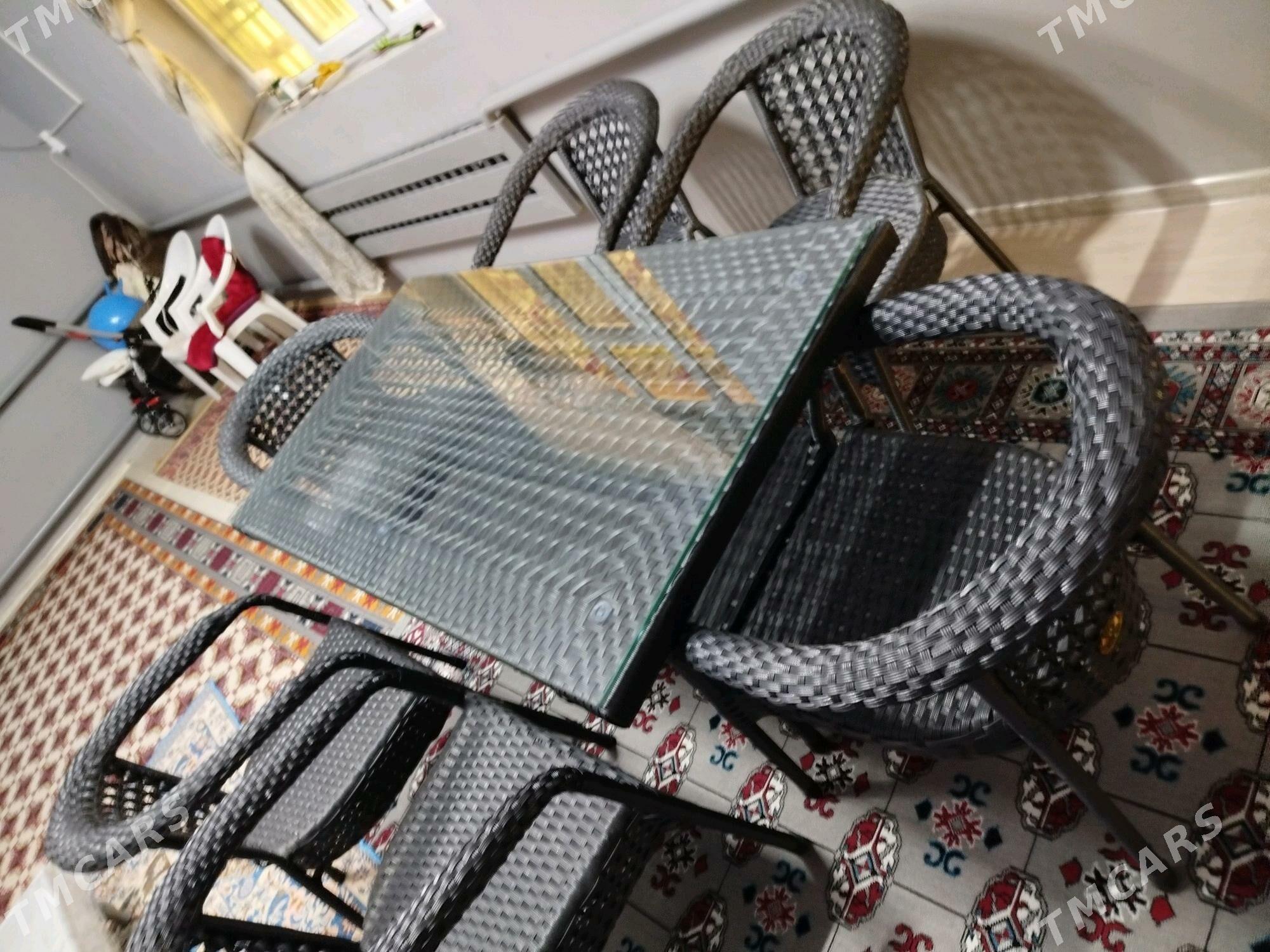 stol stul komplekt - Дашогуз - img 1