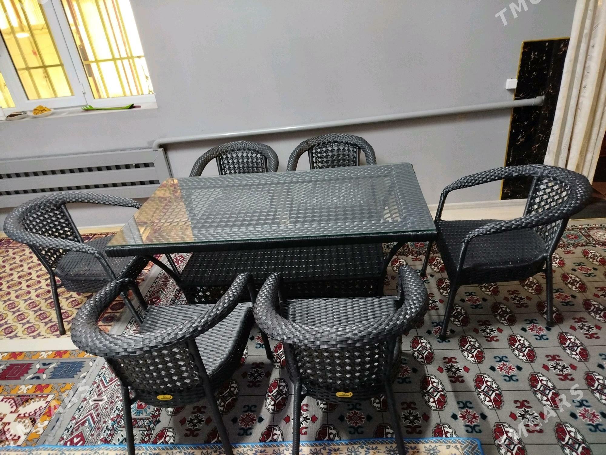 stol stul komplekt - Дашогуз - img 2