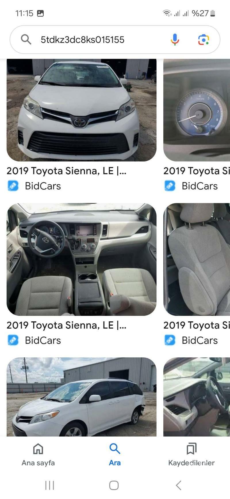Toyota Sienna 2019 - 400 000 TMT - Gökdepe - img 9