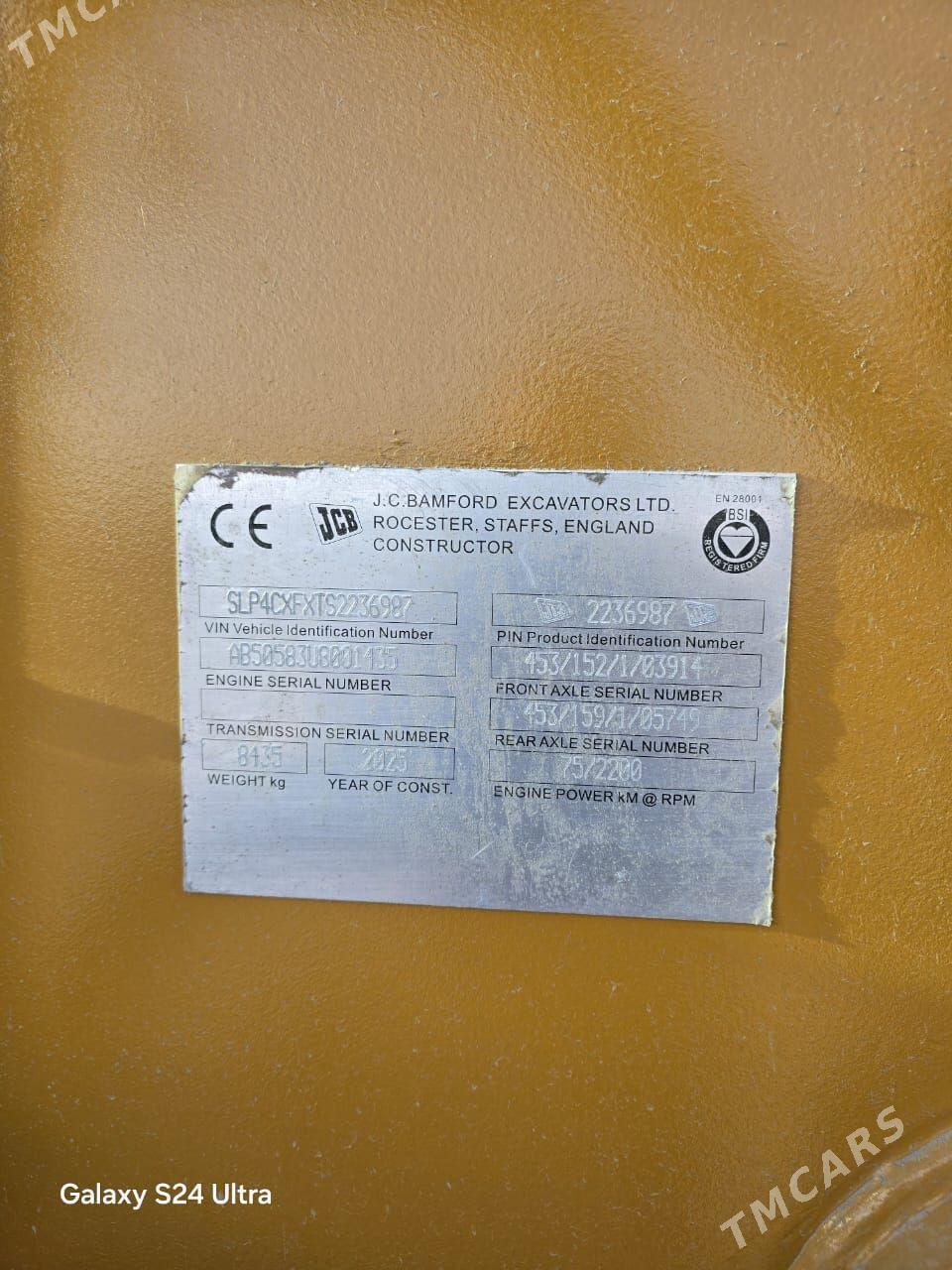 JCB 3CX ECO 2025 - 1 568 000 TMT - "Altyn Asyr" Gündogar bazary (Jygyllyk) - img 3