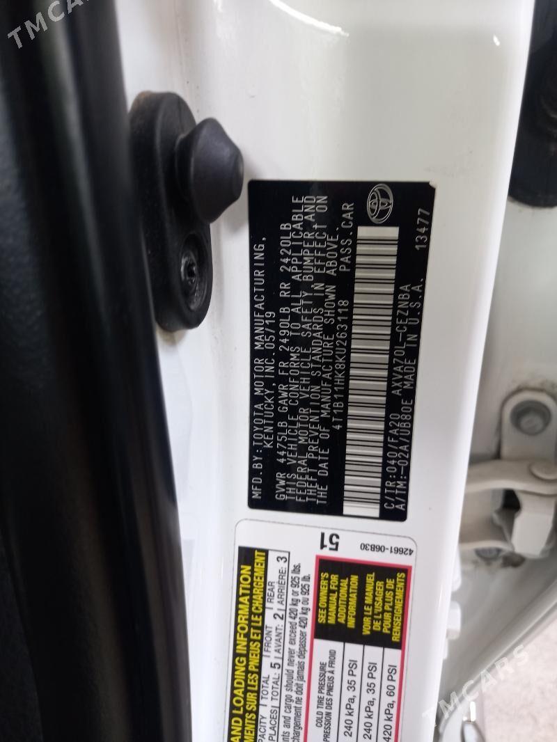 Toyota Camry 2019 - 292 000 TMT - Aşgabat - img 5