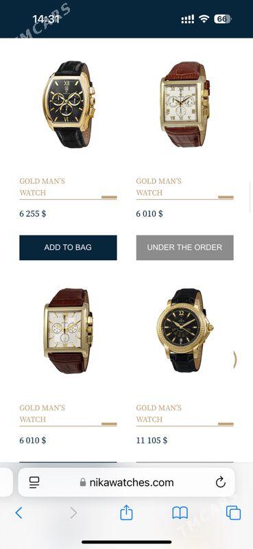 gyzyl sagat Nika золотые часы - Ашхабад - img 1