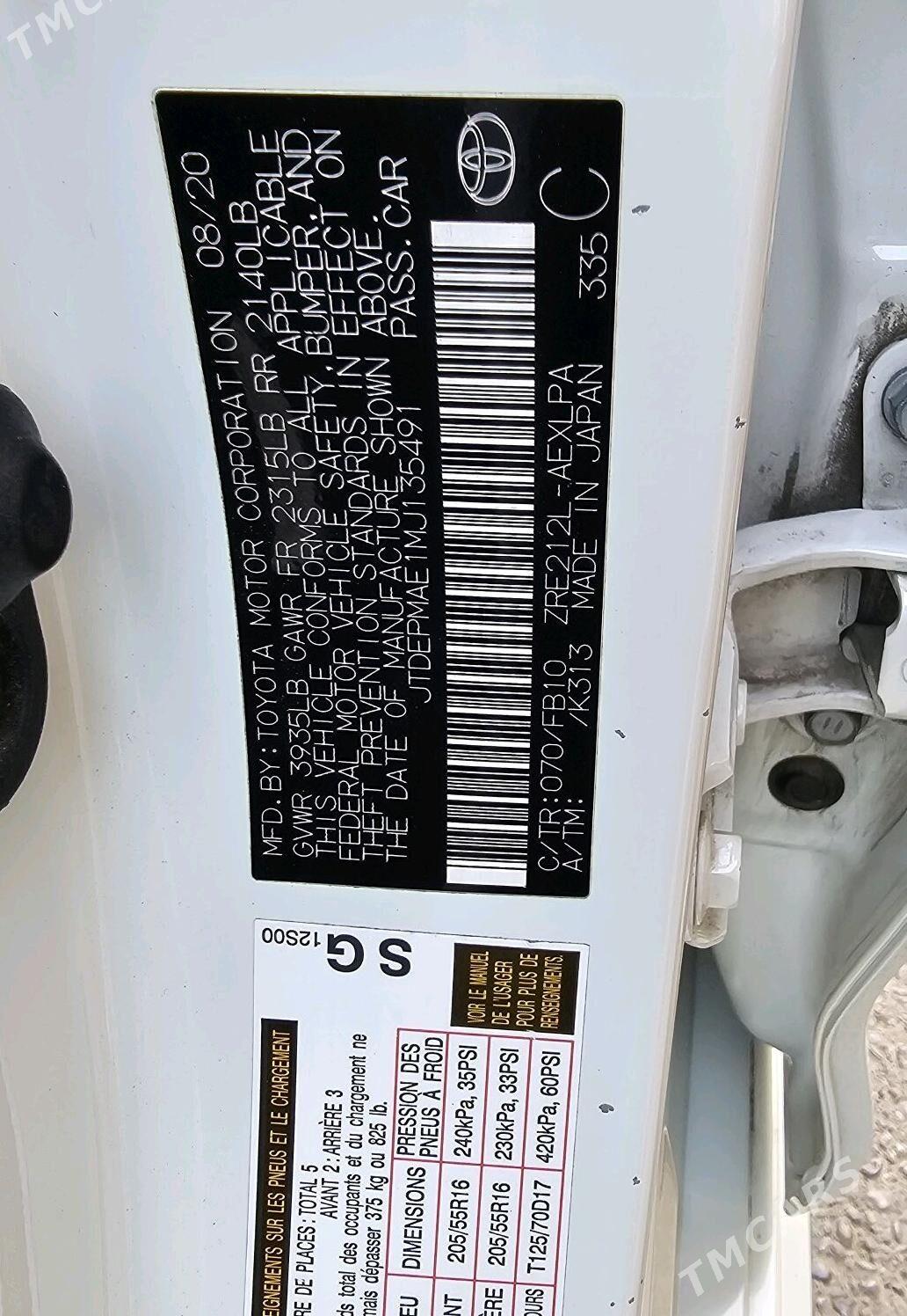 Toyota Corolla 2020 - 260 000 TMT - 1 мкр - img 5