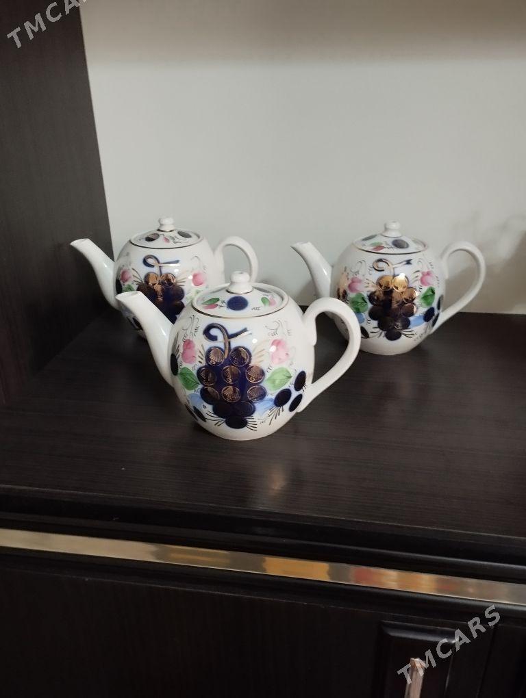 Uzum gulli caynek gadymy 0.8l - Köşi - img 2