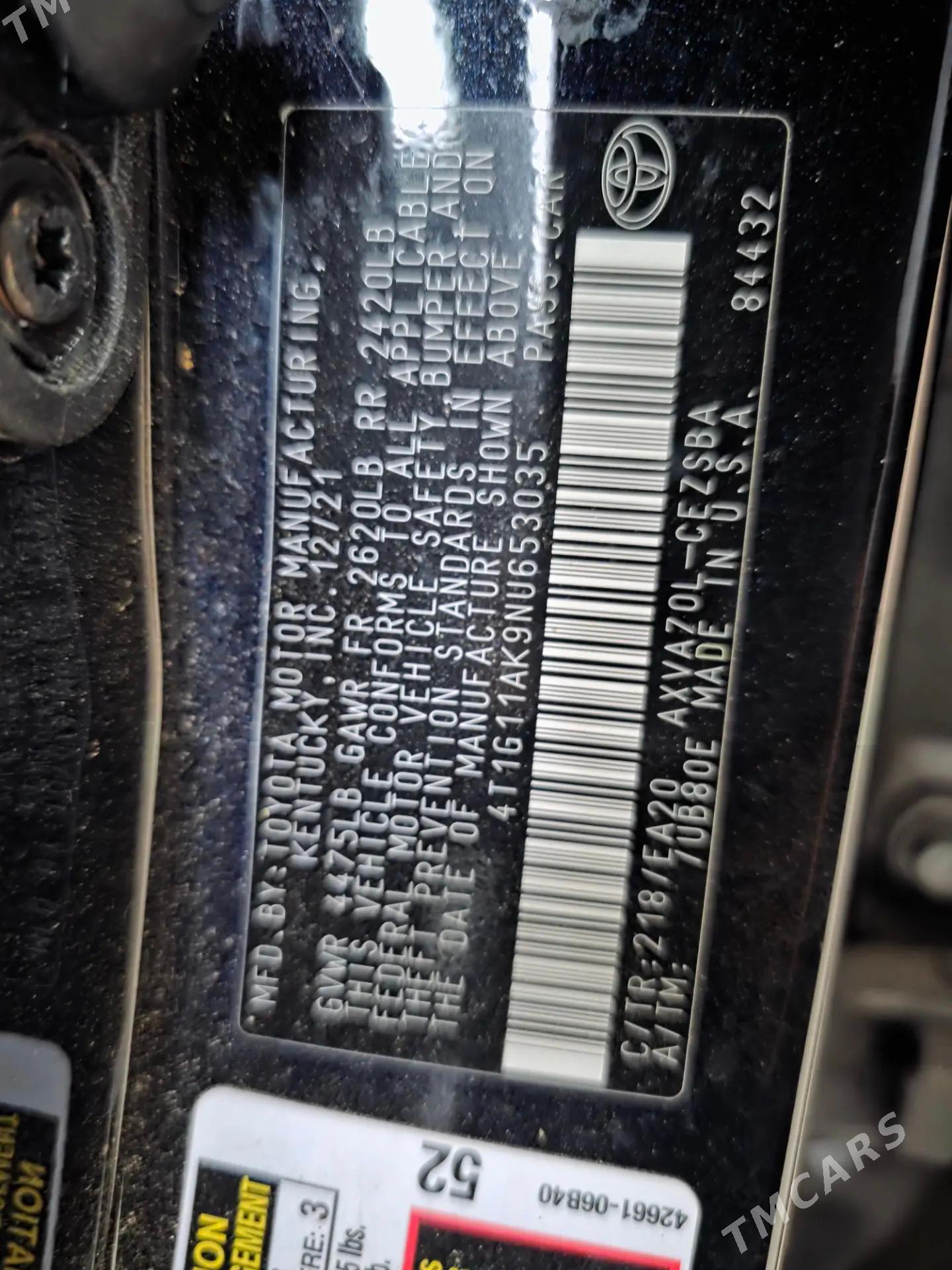 Toyota Camry 2022 - 258 000 TMT - Aşgabat - img 3