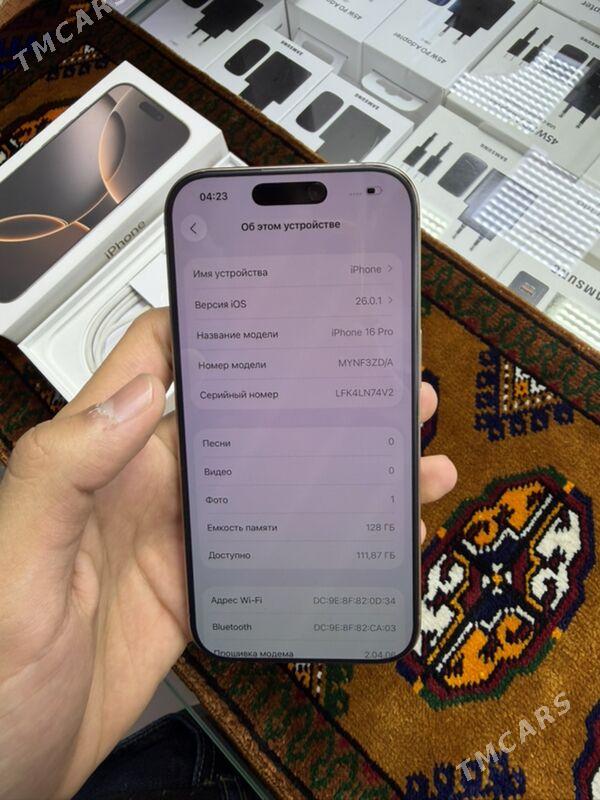 Iphone 16 pro 128gb 96% - Garaşsyzlygyň 15 ýyllygy Söwda Merkezi - img 4