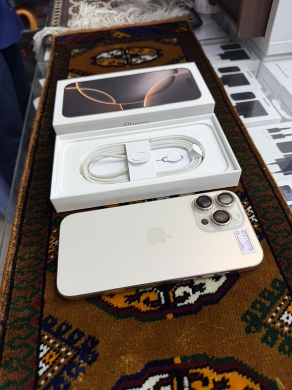 Iphone 16 pro max 256gb 100% - Garaşsyzlygyň 15 ýyllygy Söwda Merkezi - img 1