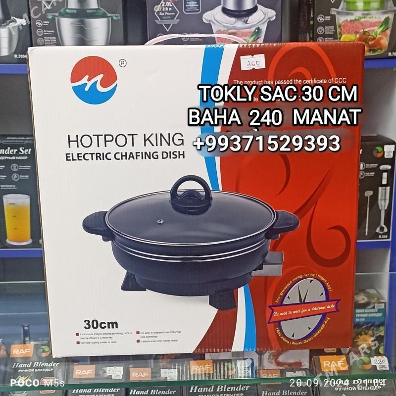 TOKLY SAÇ ЭЛЕКТР СКОВОРОДКА ÜT - Мир 4 - img 9