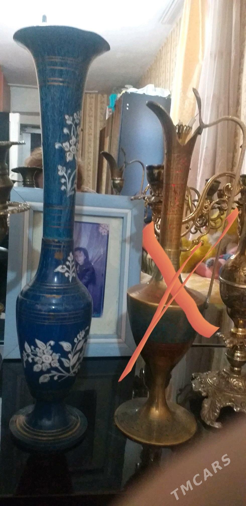 латунные вазы - Türkmenabat - img 4