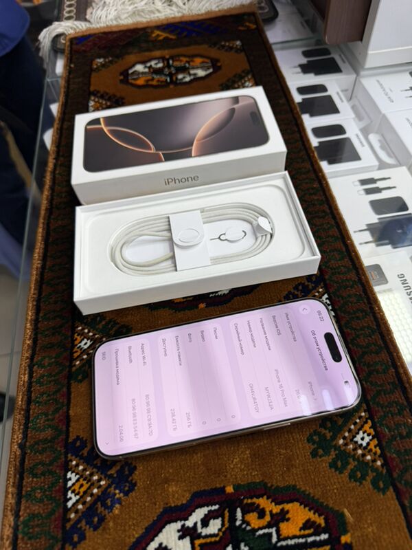 Iphone 16 pro max 256gb 100% - Торговый центр "15 лет Независимости" - img 1