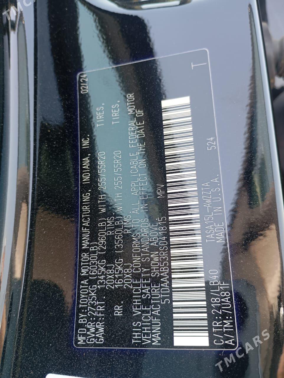 Toyota Grand Highlander 2024 - 579 000 TMT - Aşgabat - img 4