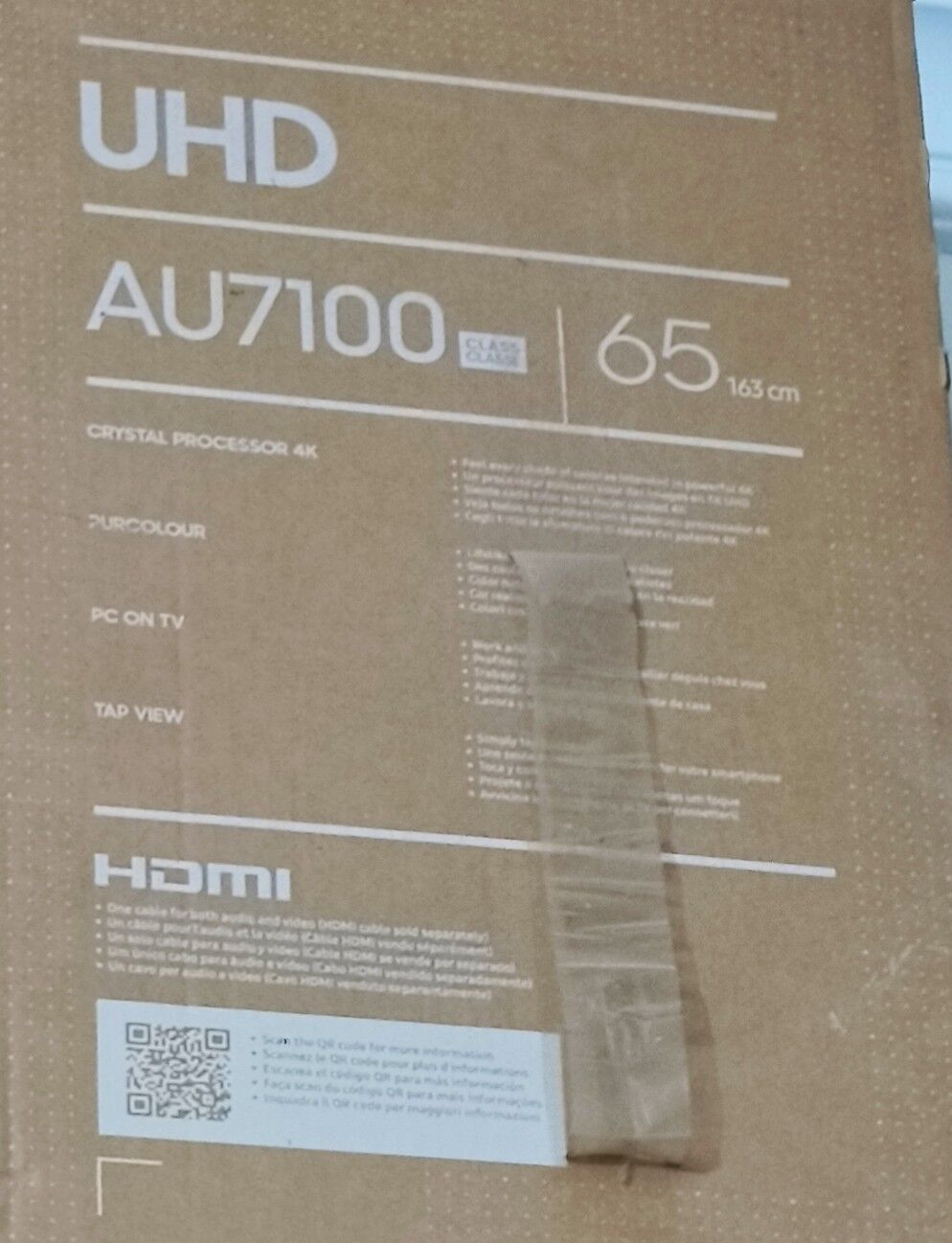 Samsung UHD AU7100 65" tv - Туркменабат - img 3