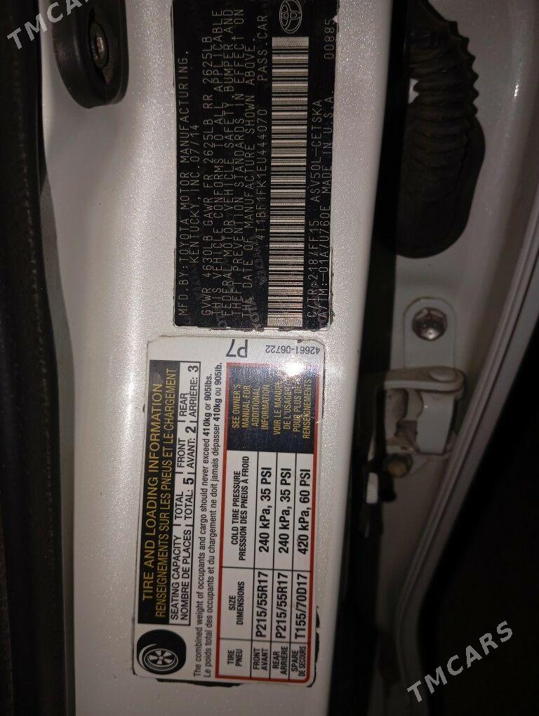 Toyota Camry 2014 - 230 000 TMT - Ашхабад - img 4