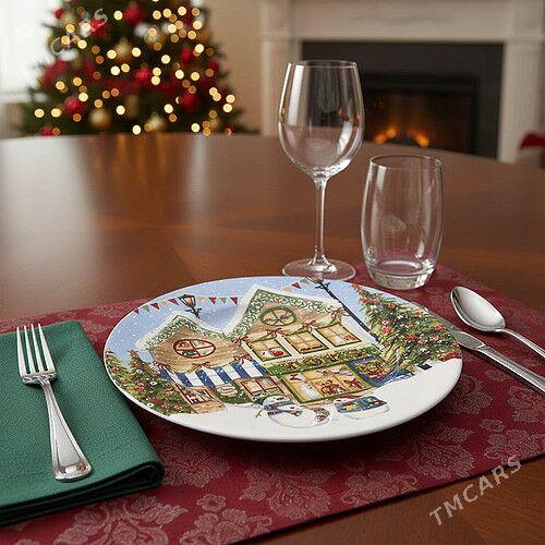 Рождественские тарелки - Täze ýyl tabaklary - Ашхабад - img 7