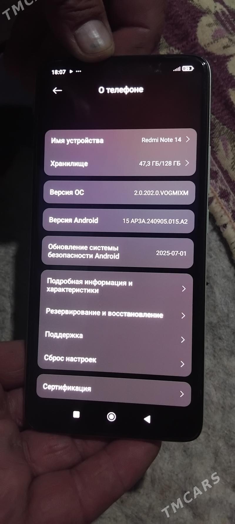 Redmi not 14 6+2/128 - Гороглы (Тагта) - img 5