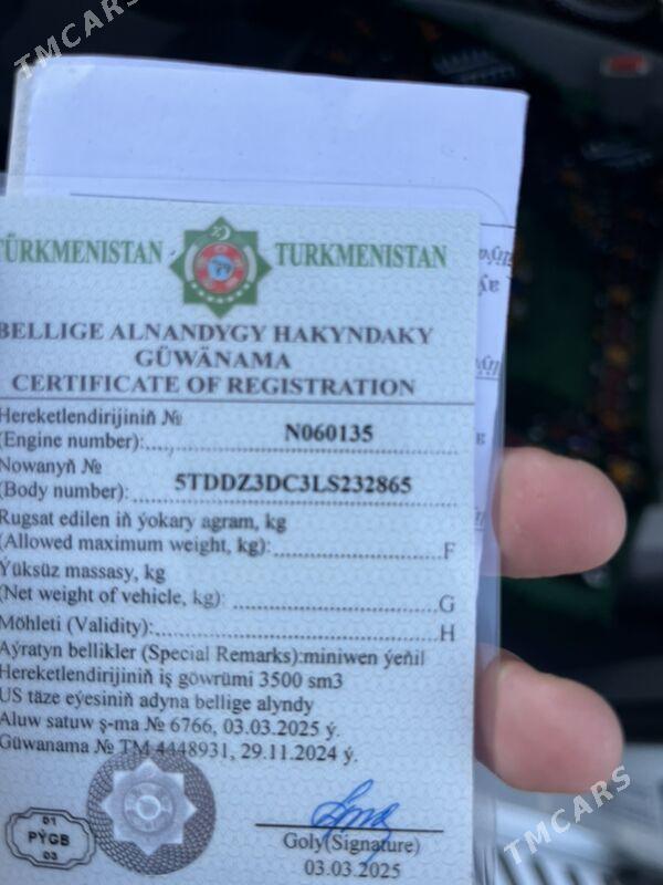 Toyota Sienna 2020 - 430 000 TMT - Ашхабад - img 5