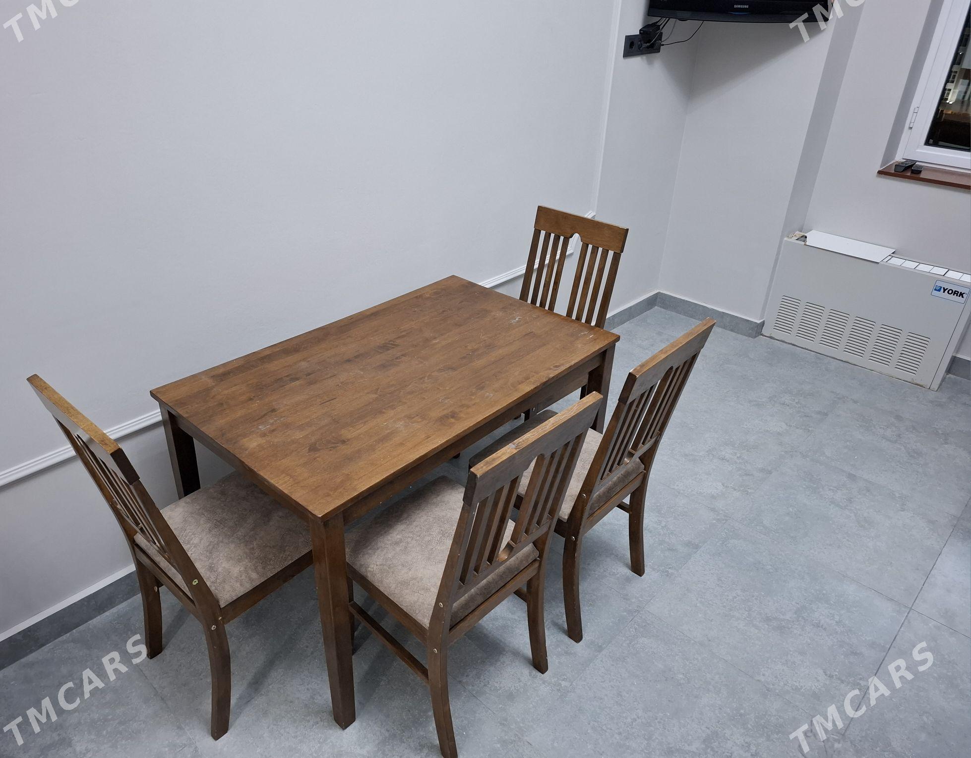 Stol stul 4 adamlyk - Ашхабад - img 2