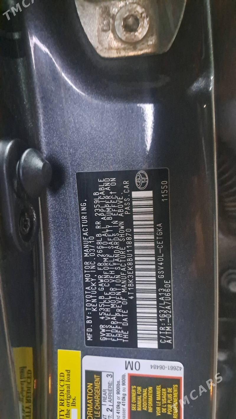 Toyota Camry 2010 - 265 000 TMT - Туркменабат - img 5