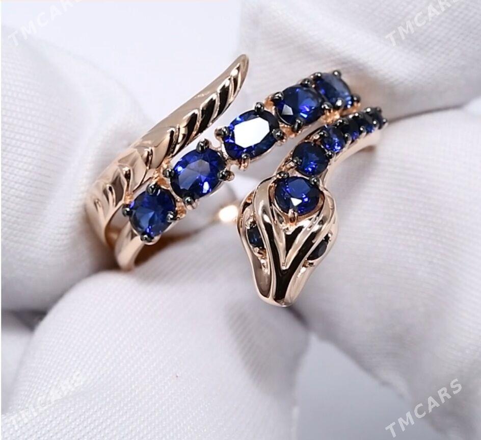 Ÿüzük gyzyl sapfir Brilliant - Ашхабад - img 2