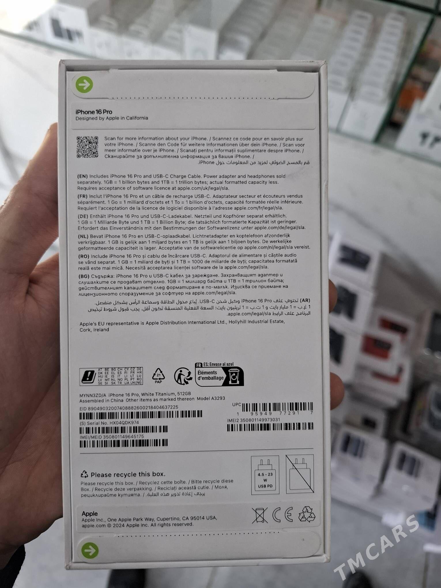 iphone 16 pro 512 1sim - Daşoguz - img 3