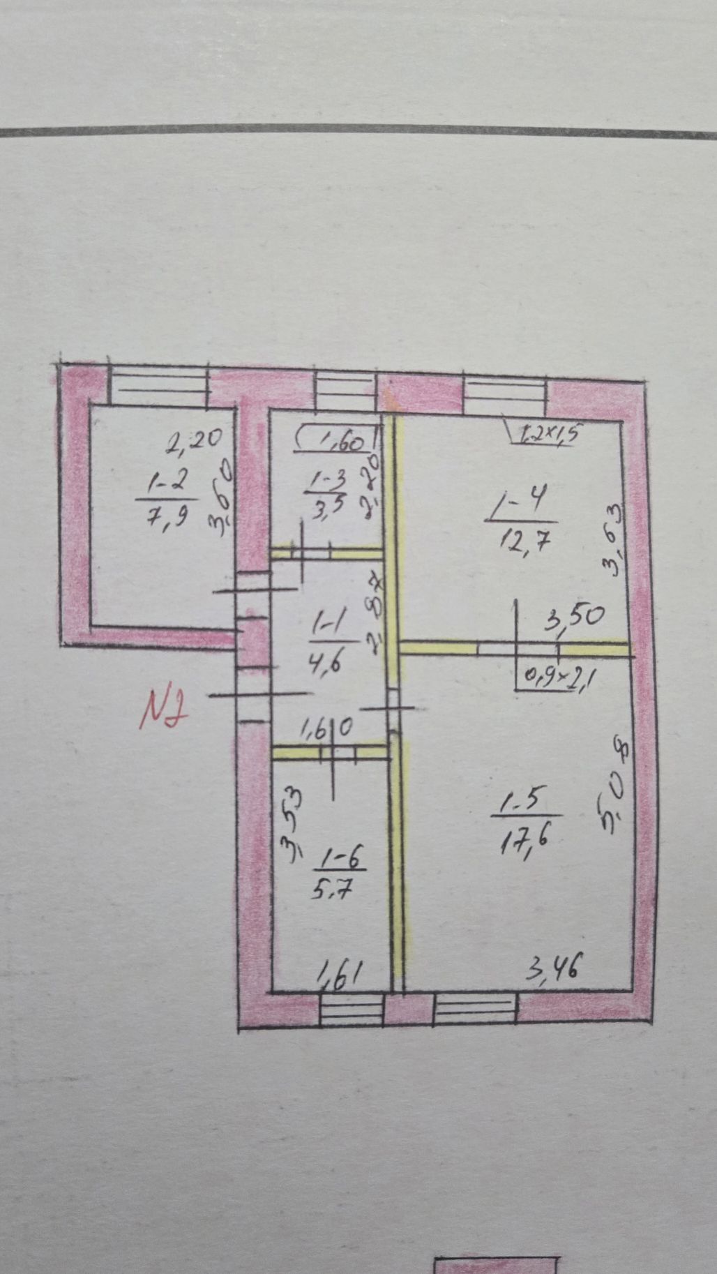 Свобода3-комн. 1-этаж - Aşgabat - img 9