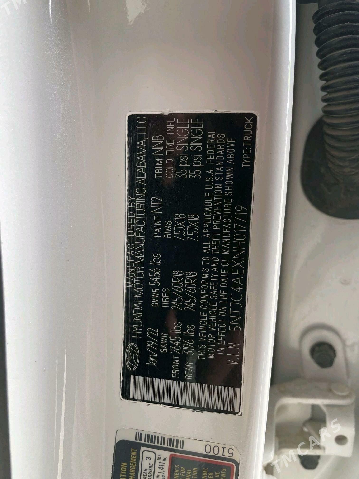 Hyundai Santa Cruz 2022 - 460 000 TMT - Aşgabat - img 7