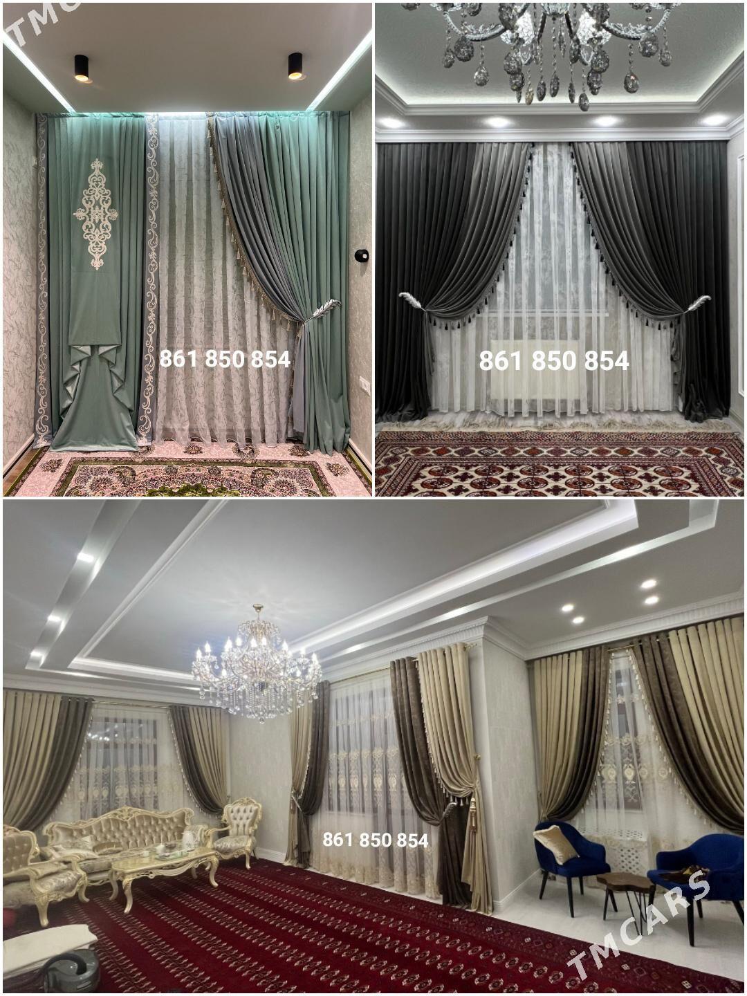 TUTULAR PERDE ШТОРЫ ЗАНАВЕСКИ - Aşgabat - img 7