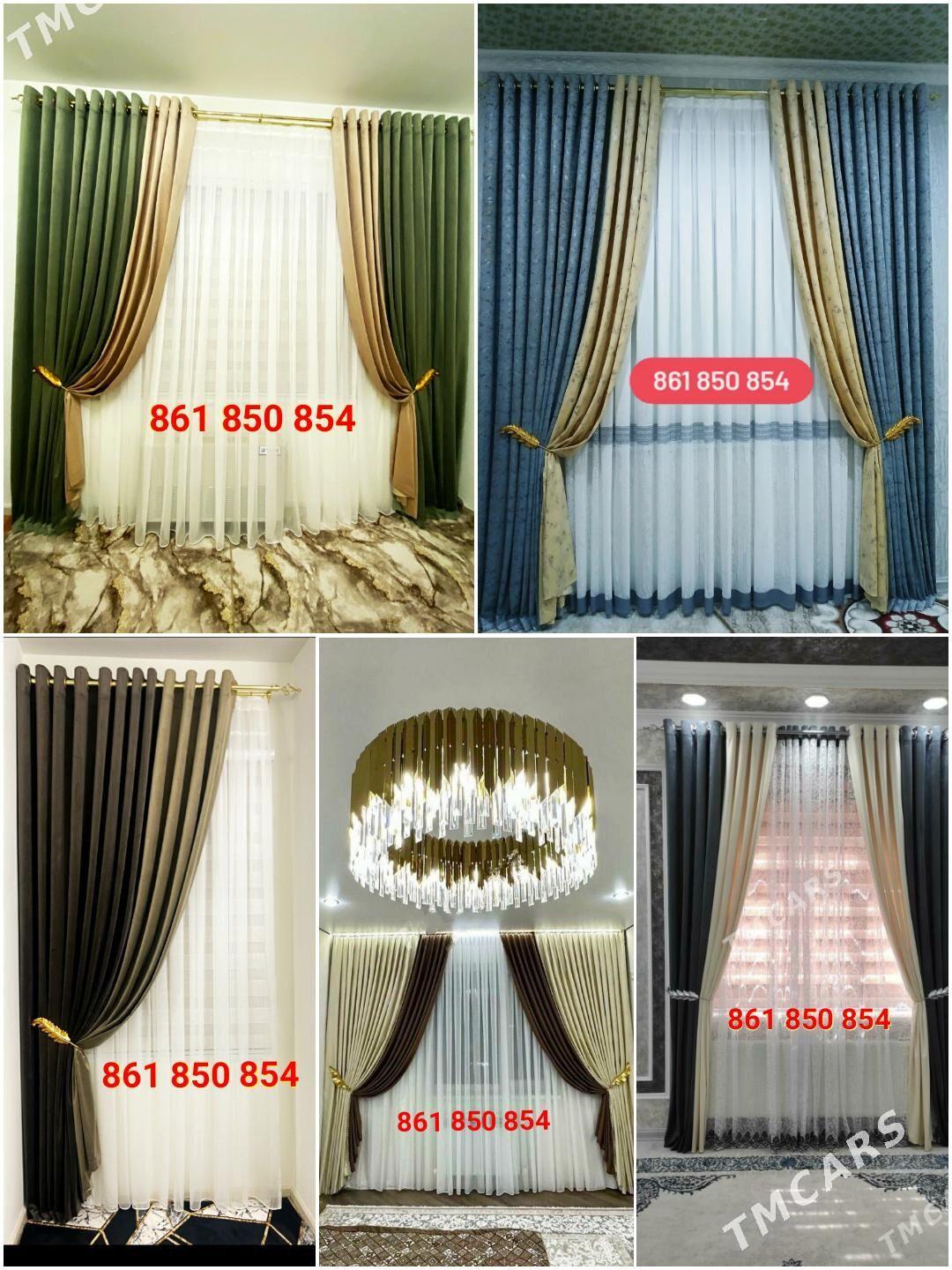 TUTULAR PERDE ШТОРЫ ЗАНАВЕСКИ - Aşgabat - img 9